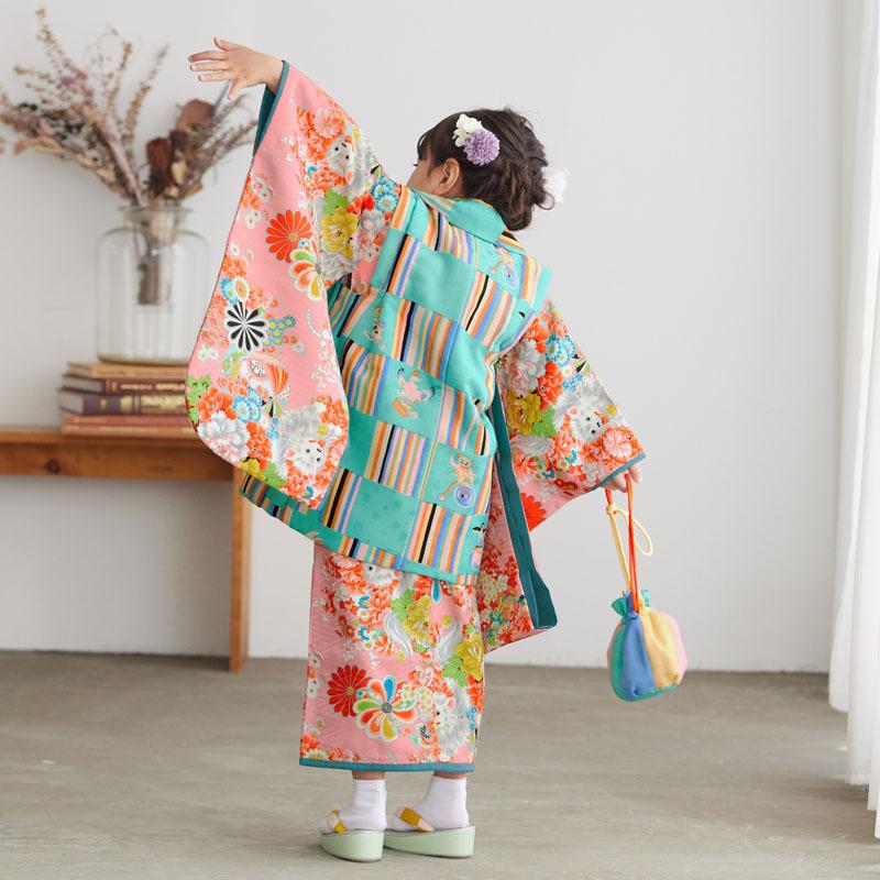 七五三 着物レンタル 3歳 753 モダンアンテナ ブランド着物 女の子