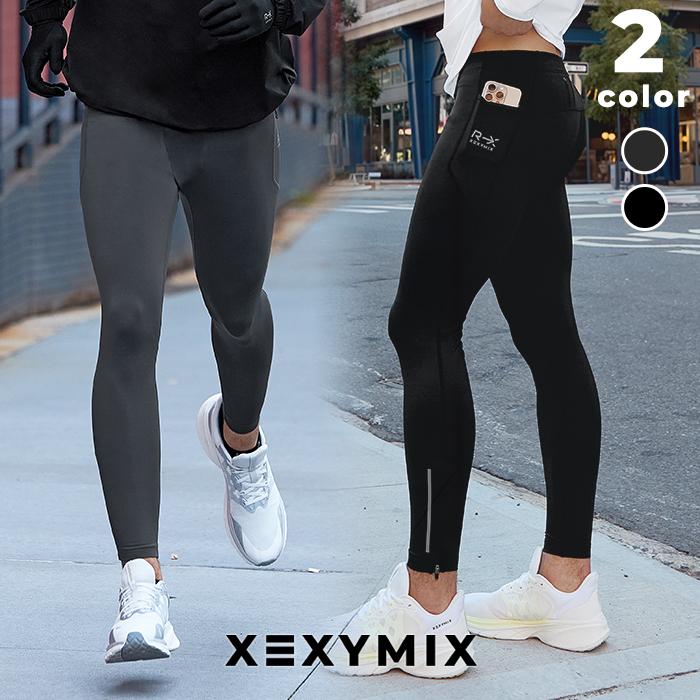 XEXYMIX スポーツ タイツ スパッツ レギンス メンズ スポーツウェア
