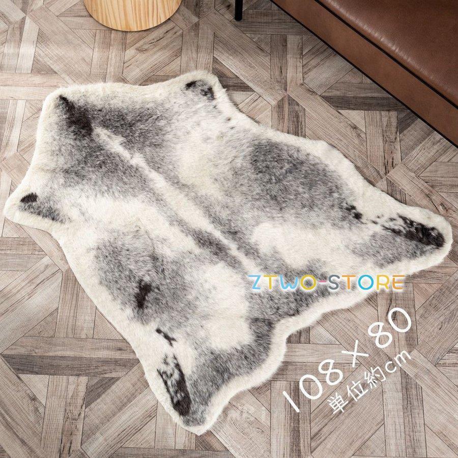 ムートンラグ カーペット ラグマット おしゃれ 洗える 厚手 フェイク