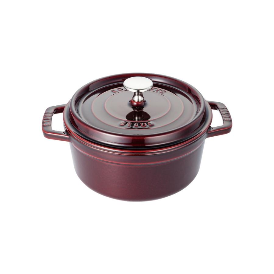 ピコ・ココット ストウブ ラウンド 18cm グレナディンレッド｜STAUB
