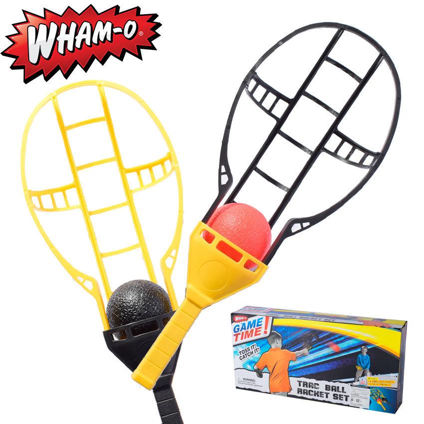 ワムオー 玩具 トラックボール ラケットセット WHAM-O 90073 黒 黄