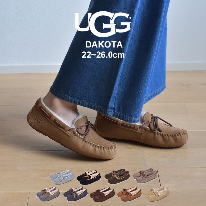 UGG（アグ） モカシン レディース ダコタ UGG 1107949 ブラック 黒