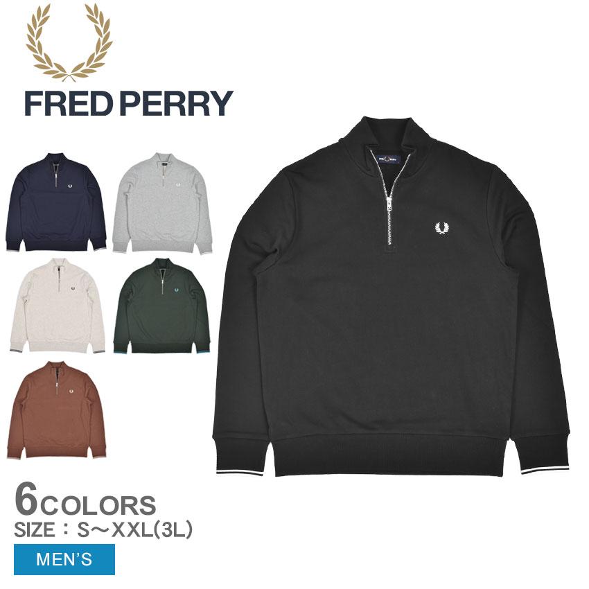 FRED PERRY（フレッドペリー） スウェット メンズ Half Zip Sweatshirt