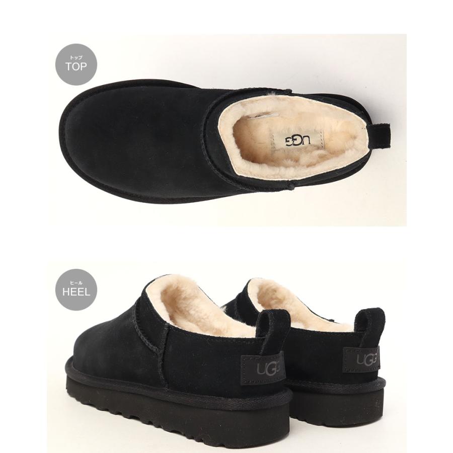 UGG（アグ） スリッポン レディース クラシック マイクロ UGG 1173891