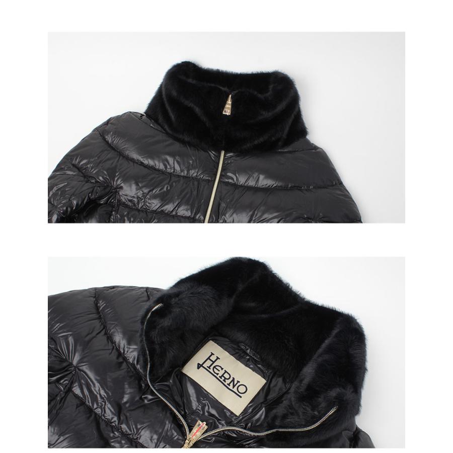 HERNO（ヘルノ） ダウンジャケット レディース CAPE NOHOOD ZIP DJKT