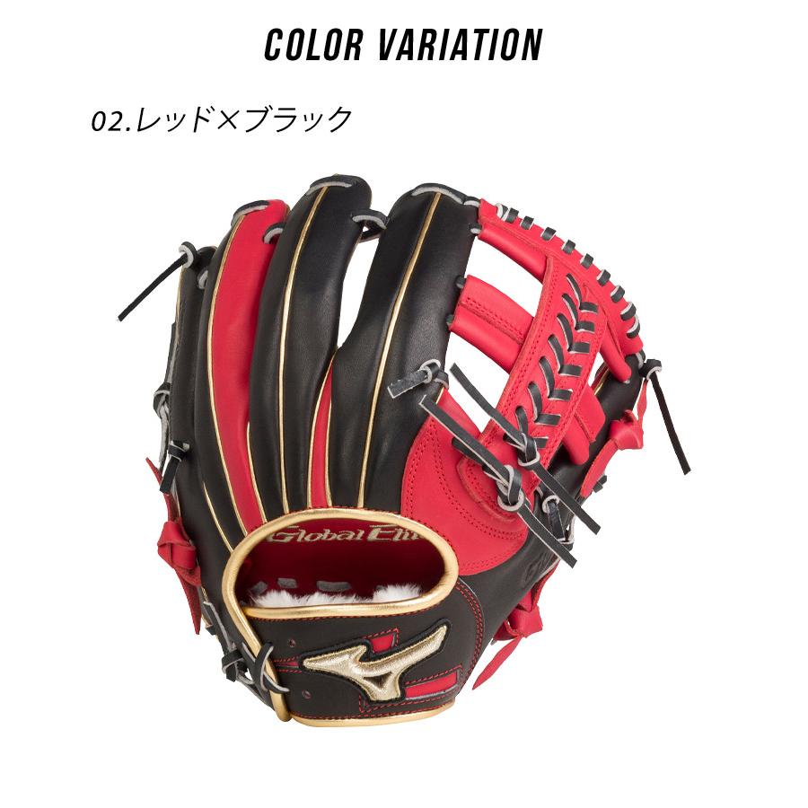 asics 軟式グローブ BGR4TA レッド/ブラック asics 軟式グローブ