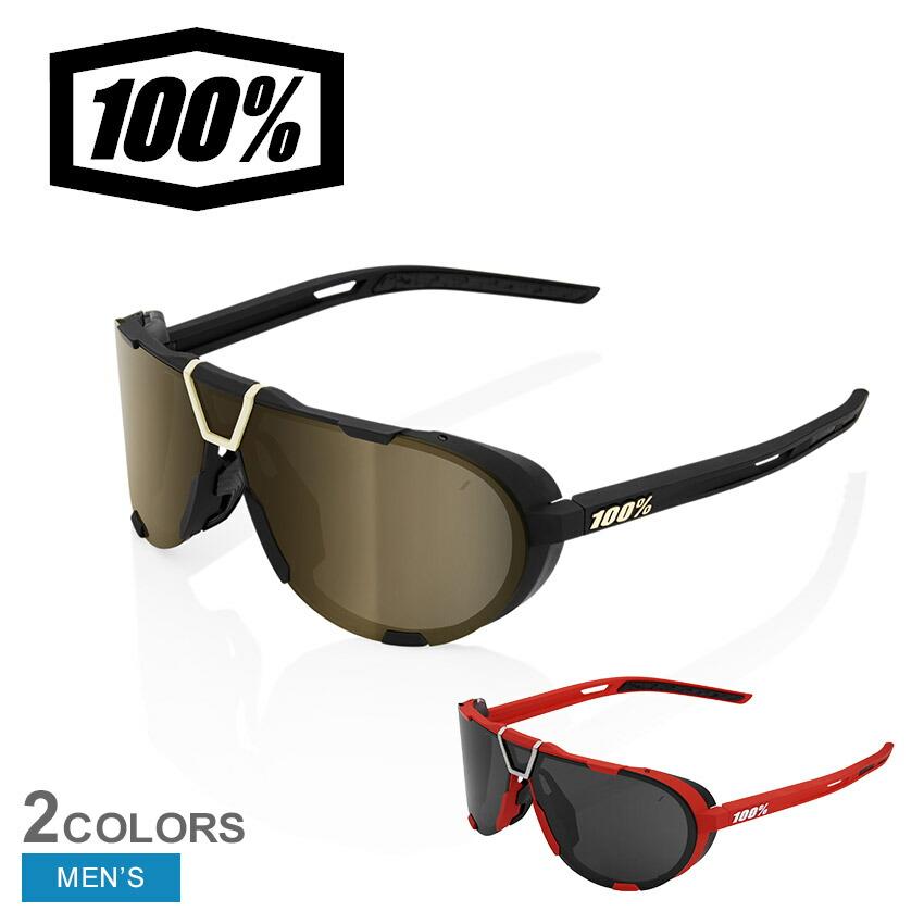 ワンハンドレッド サングラス メンズ 100％ 61046 ブラック 黒 レッド