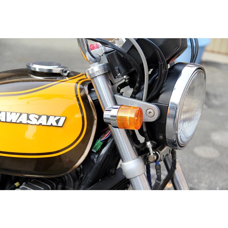 251】デカヨーロピウインカー 46mm アルミボディ アルミステー 旧車