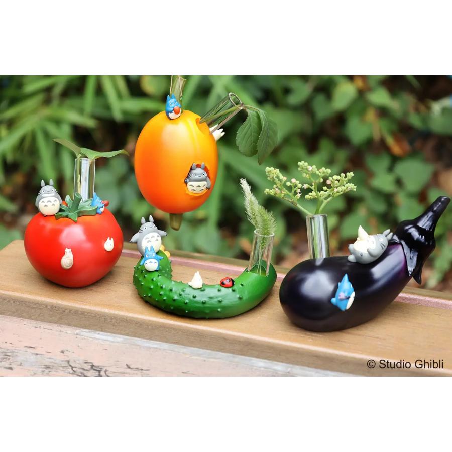スタジオジブリ となりのトトロ おやさいの一輪挿し なす