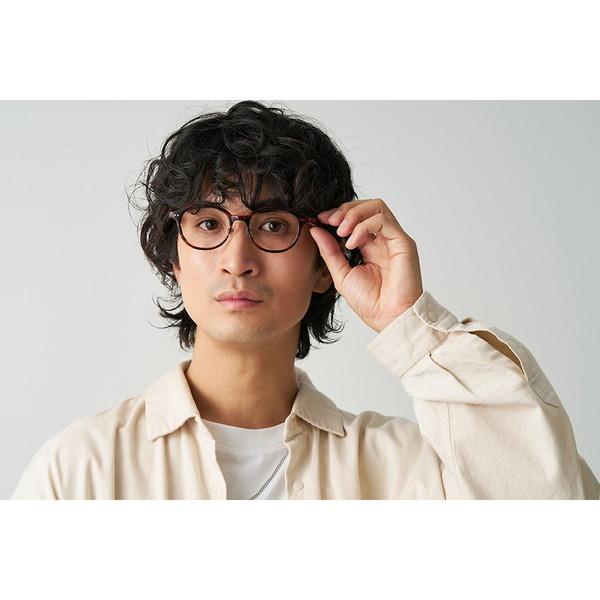 Zoff（ゾフ） メガネ 黒縁メガネ ボストン型 ユニセックス