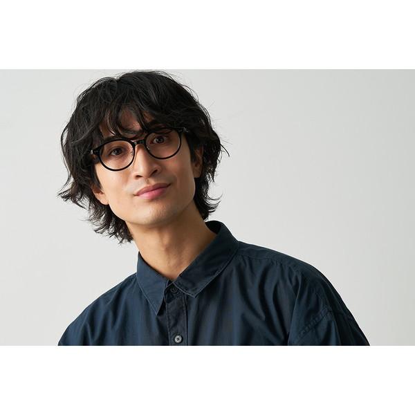 Zoff（ゾフ） メガネ 黒縁メガネ ボストン型 ユニセックス