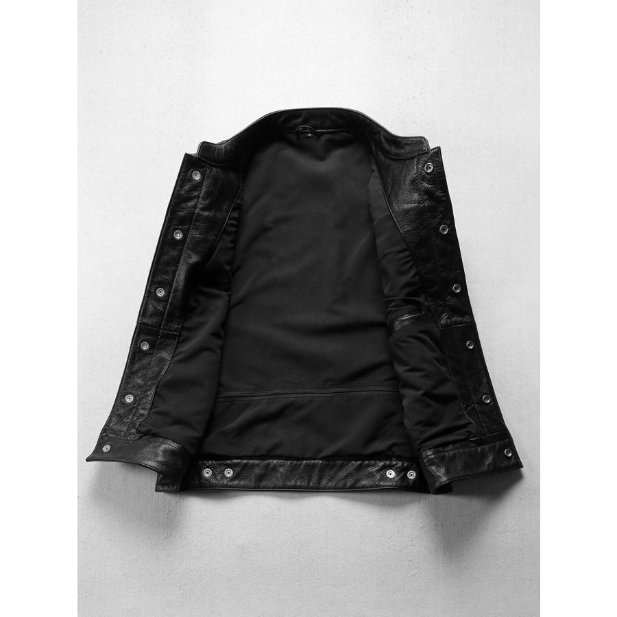 本革ベスト メンズ 牛革 レザーベスト ライダースベスト S〜7XL対応