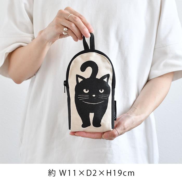 ポーチ 小物入れ 猫 にゃんたまポーチ マルチポーチ 持ち手付き ネコ