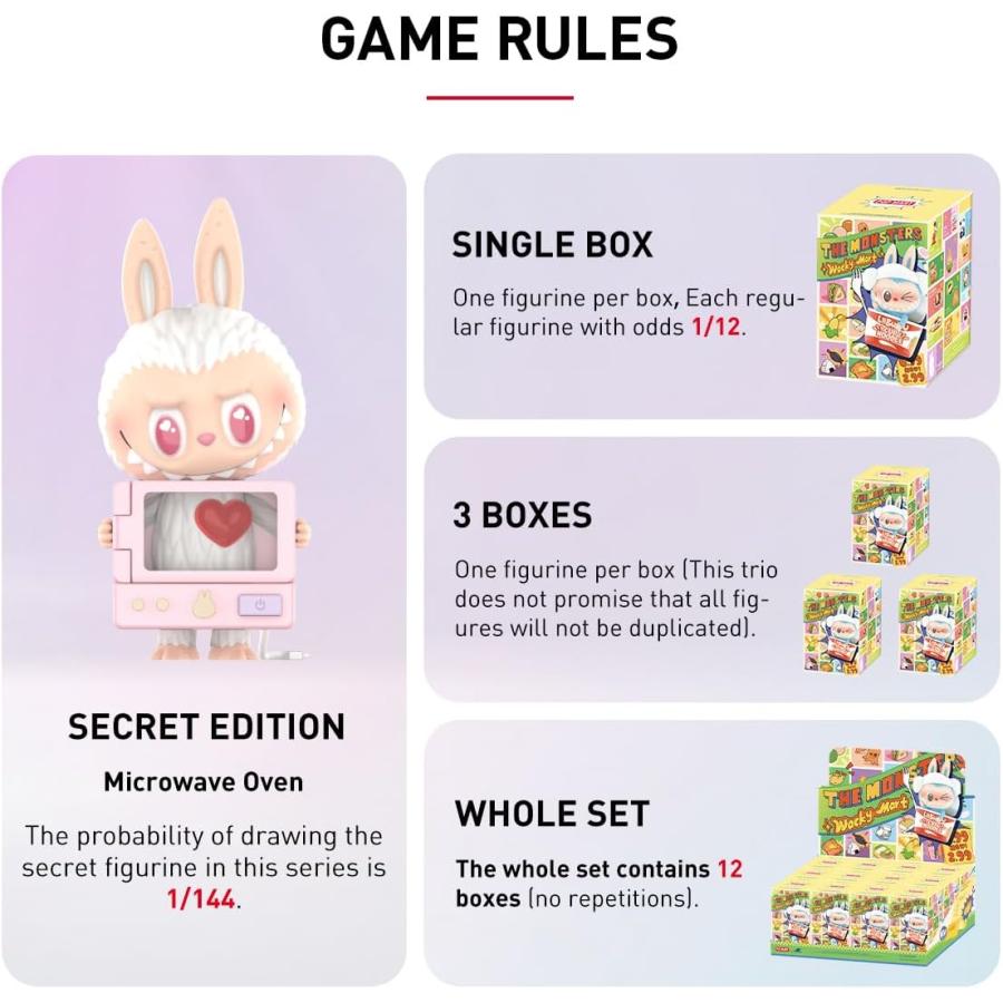 POP MART（ポップマート） THE MONSTERS Wacky Mart シリーズ ラブブ