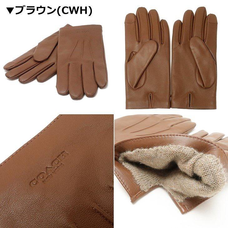 COACH（コーチ） 【並行輸入品】コーチ メンズ グローブ 手袋 レザー