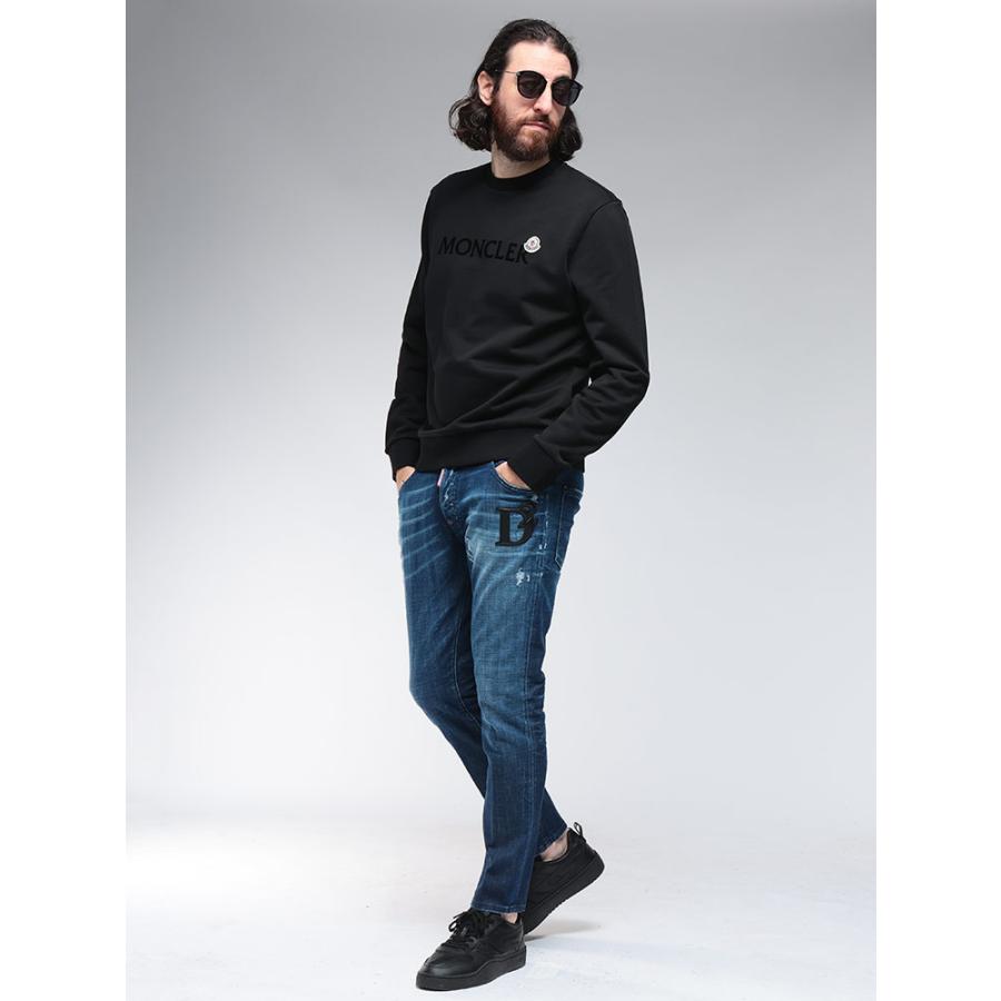 MONCLER（モンクレール） スウェット フロントロゴ＆ワッペン クルー