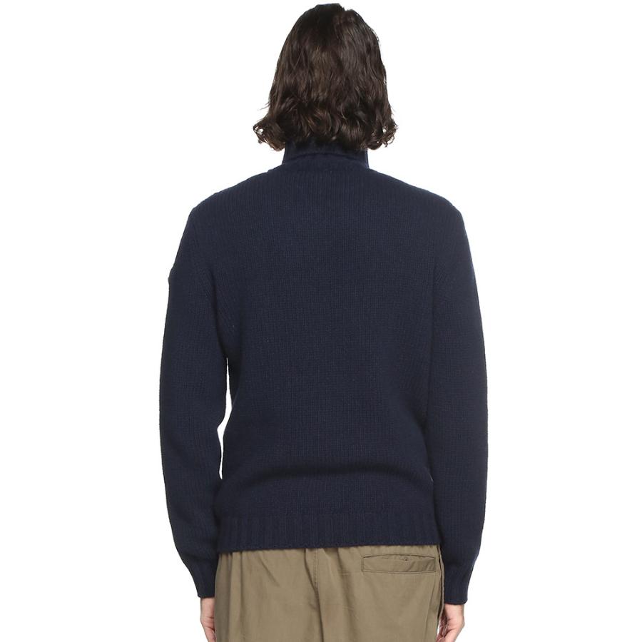 MONCLER（モンクレール） カシミヤ混 ケーブル タートルネック ニット