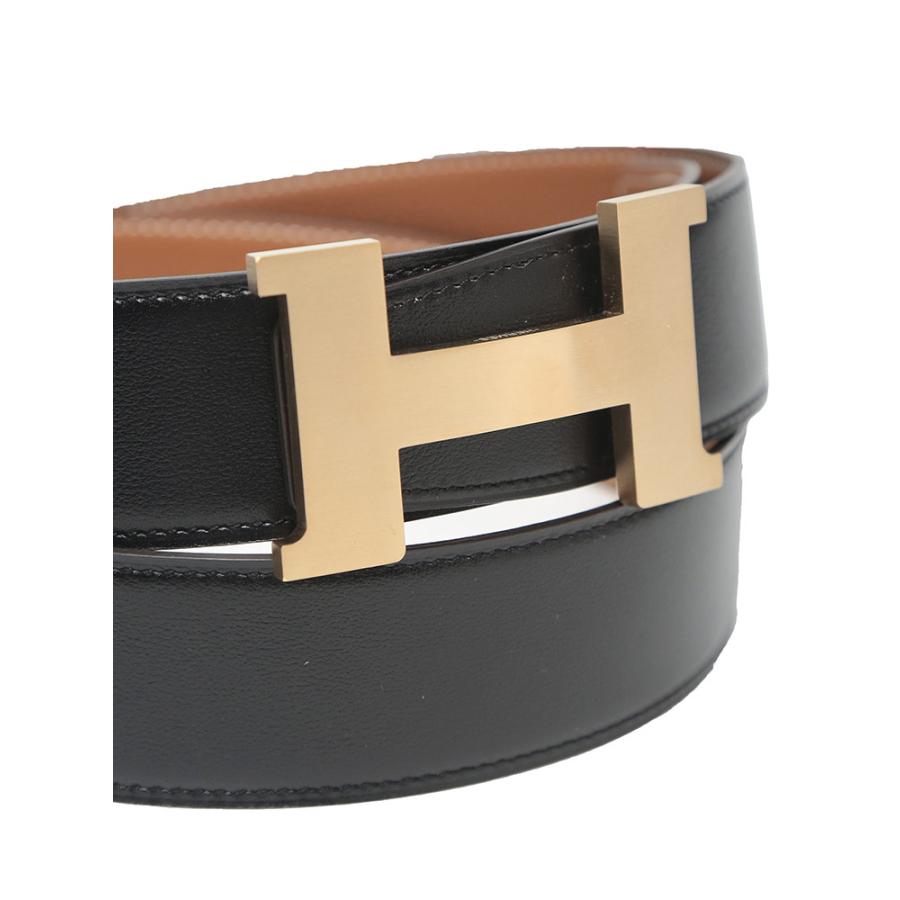 HERMES（エルメス） リバーシブル レザー ピンバックルベルト メンズ