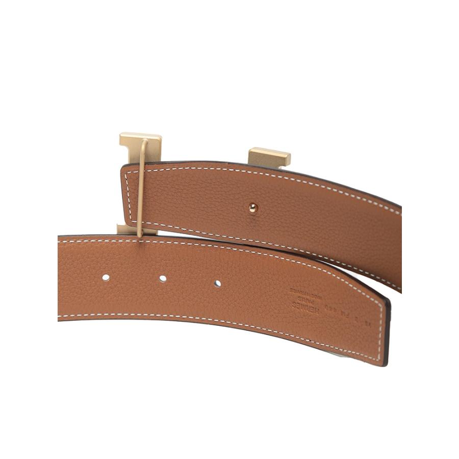HERMES（エルメス） リバーシブル レザー ピンバックルベルト メンズ
