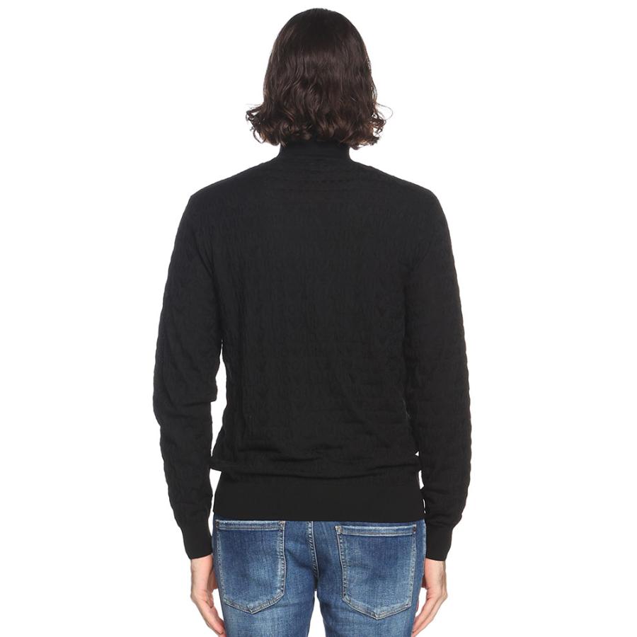 EMPORIO ARMANI エンポリオアルマーニ ウール ジャガード総柄ロゴ