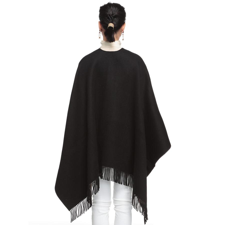 FENDI（フェンディ） リバーシブル カシミヤ＆ウール 無地 総柄