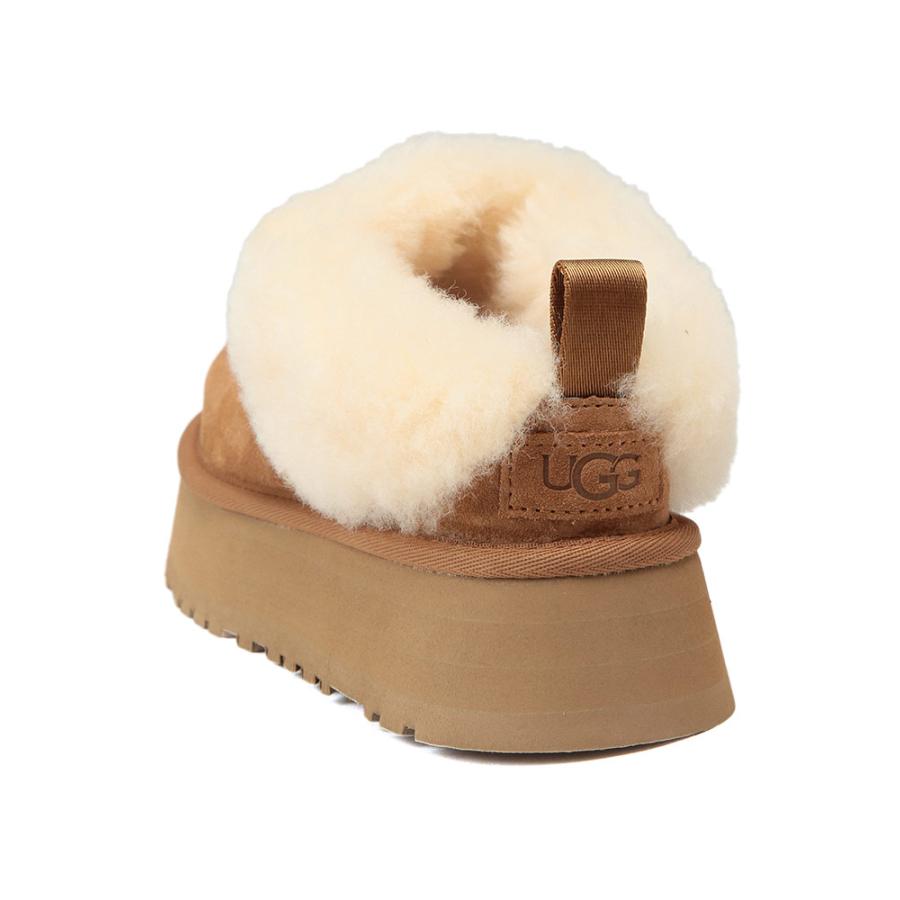 UGG ベージュ スリッポンムートンブーツ アグ チェスナット 厚底25cm