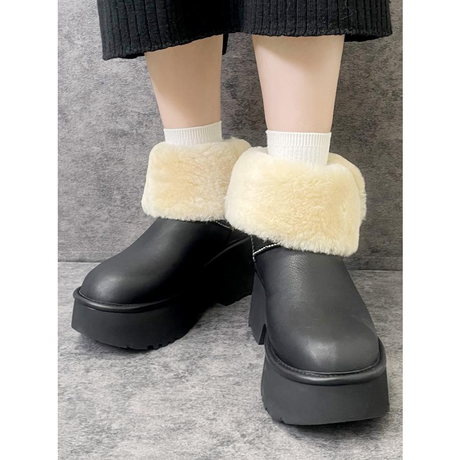 UGG（アグ） ブーツ ショート ムートンブーツ エスミーレザーブーツ