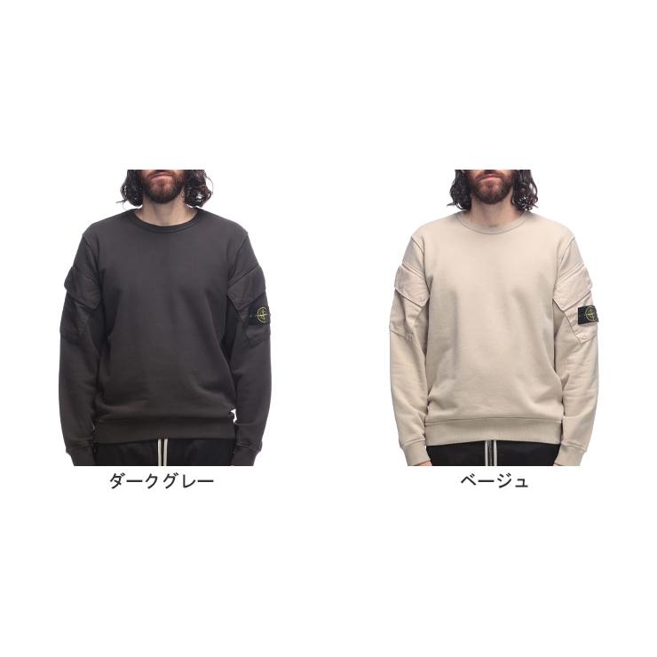 STONE ISLAND（ストーン アイランド） メンズ 腕ポケット スウェット