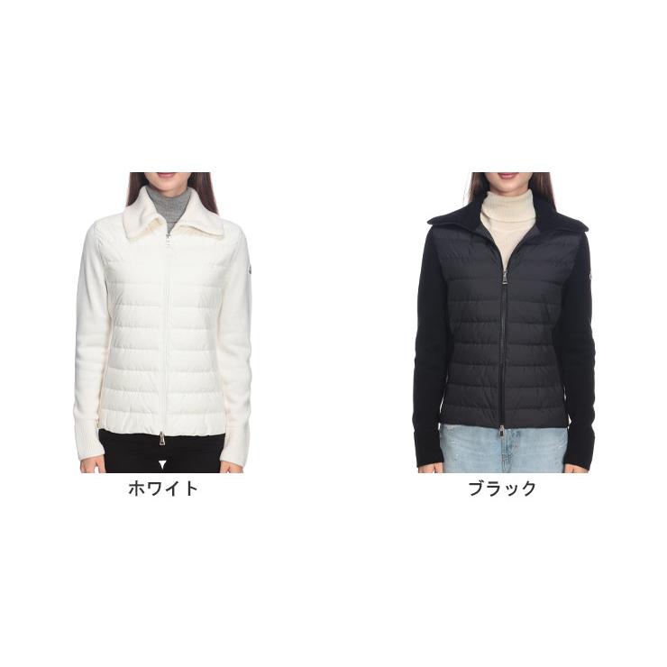 MONCLER（モンクレール） ニット切り替え フルジップ 襟付き ダウン