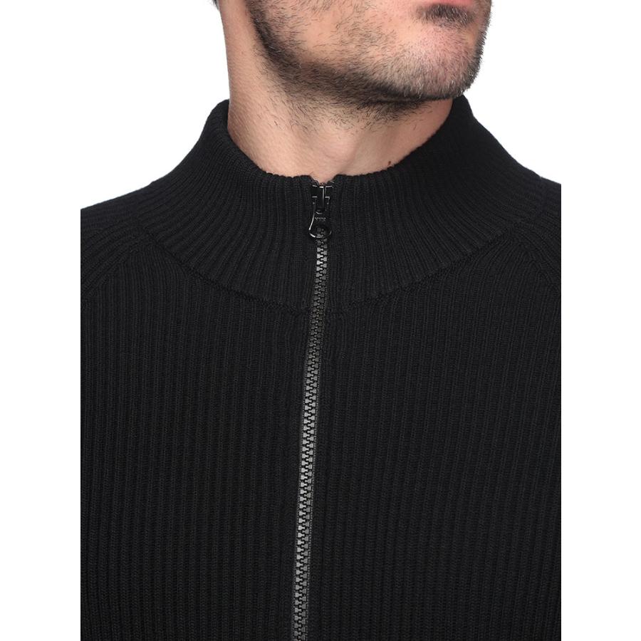 STONE ISLAND（ストーン アイランド） ウール リブ編み フルジップ