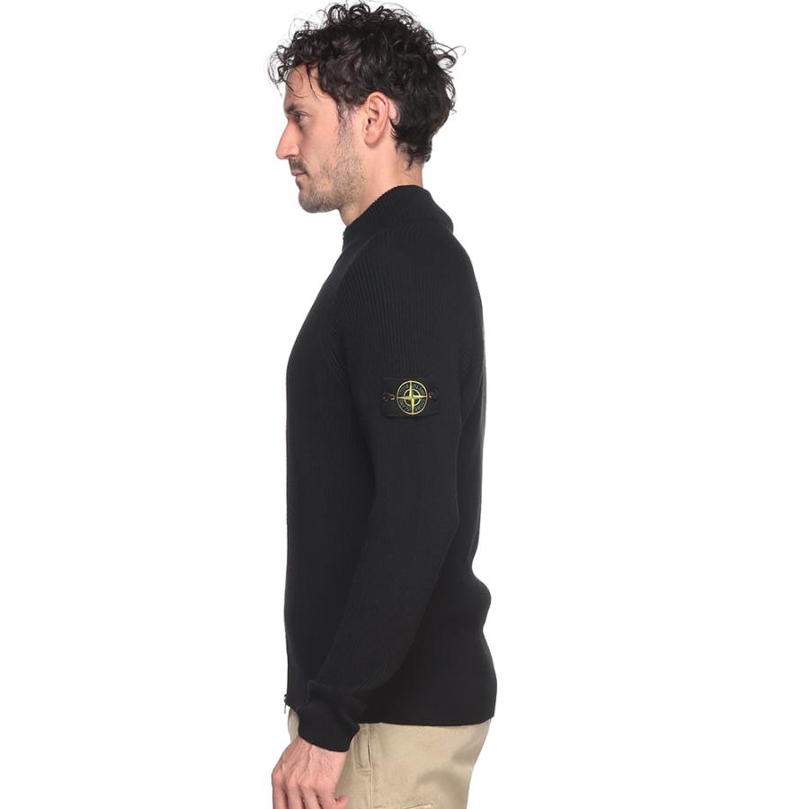 STONE ISLAND（ストーン アイランド） ウール リブ編み フルジップ