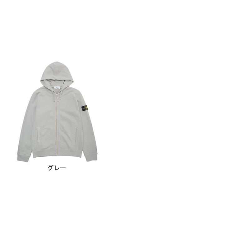 STONE ISLAND（ストーン アイランド） 裏起毛 ロゴパッチ フルジップ