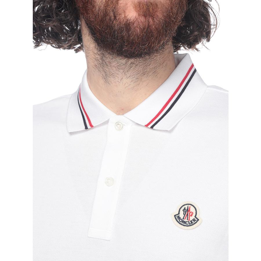 MONCLER（モンクレール） 衿トリコロールライン 半袖 ポロシャツ