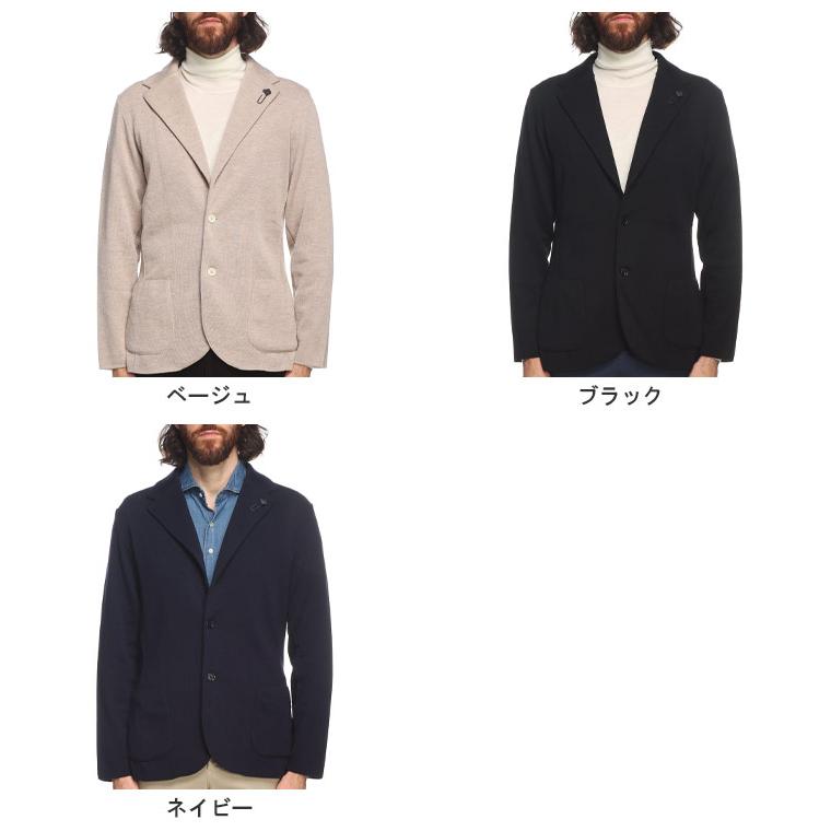 LARDINI（ラルディーニ） ウール シングル ニットジャケット メンズ