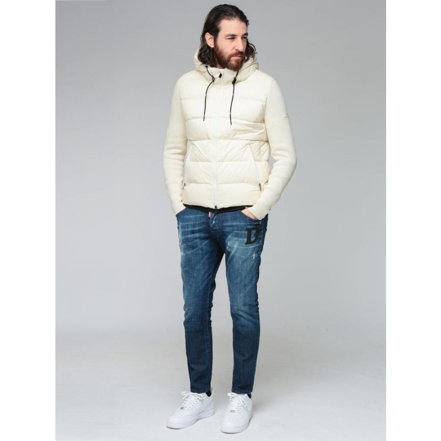 TATRAS（タトラス） ダウン アウター メンズ ニット 切り替え ドロー