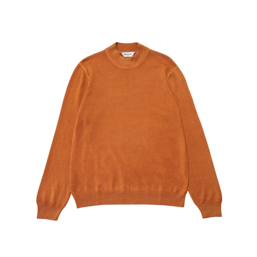 Gran Sasso（グランサッソ） ニット メンズ 無地 ウール モック ネック