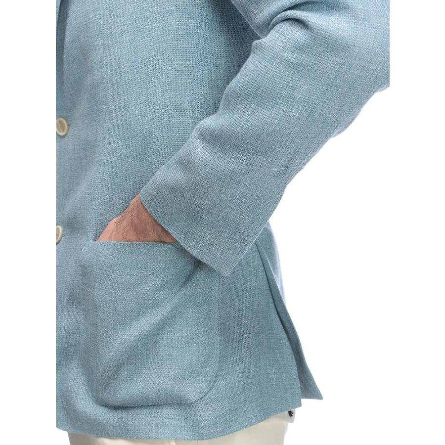 LARDINI（ラルディーニ） ジャケット メンズ ウールリネン シングル