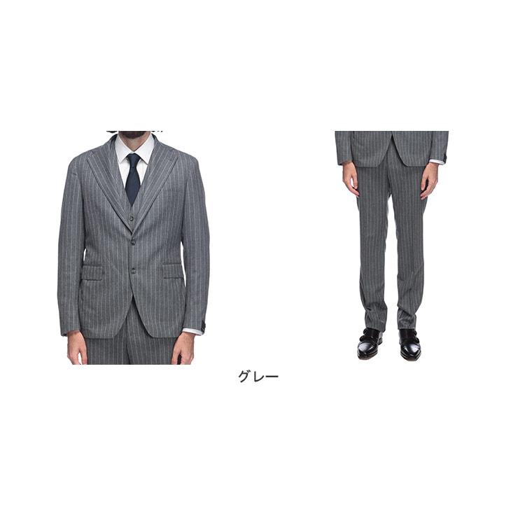 TAGLIATORE（タリアトーレ） フランネルストライプ スリーピース