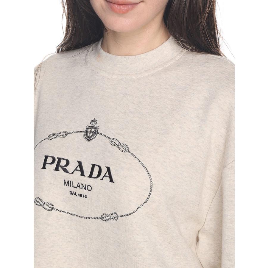 PRADA（プラダ） トレーナー レディース スウェット ロゴエンブロイ