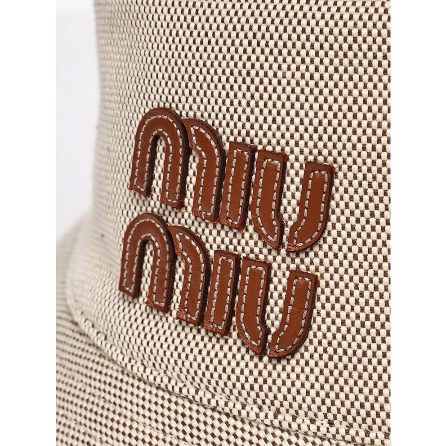 miu miu（ミュウミュウ） 帽子 バケットハット レディース キャンバス