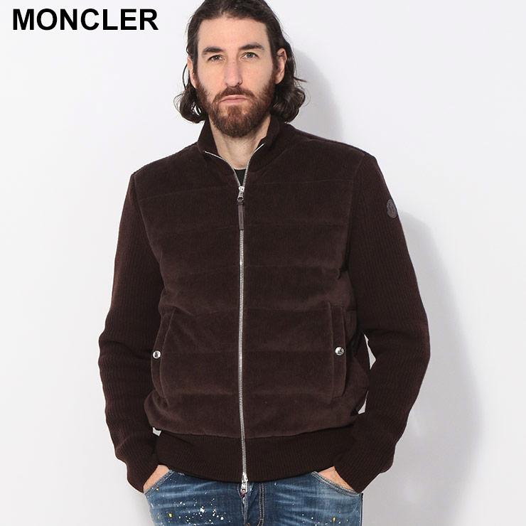 MONCLER（モンクレール） ベルベット ダウン切り替え ニット