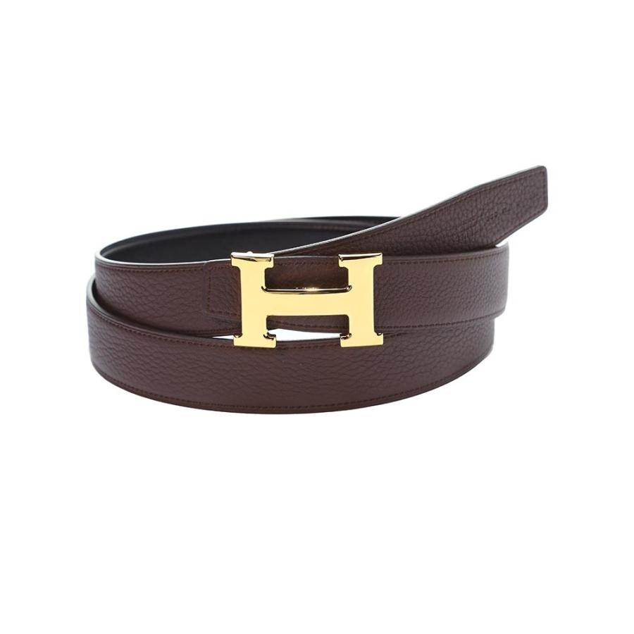 HERMES（エルメス） ベルト メンズ ブランド H バックル リバーシブル