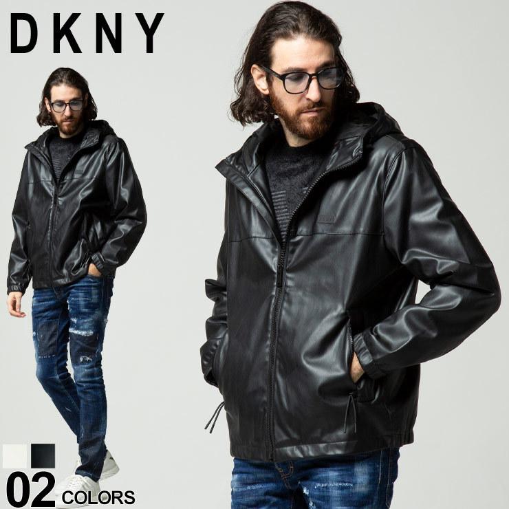 DKNY（ダナ・キャラン・ニューヨーク） ライダース パーカー フェイク