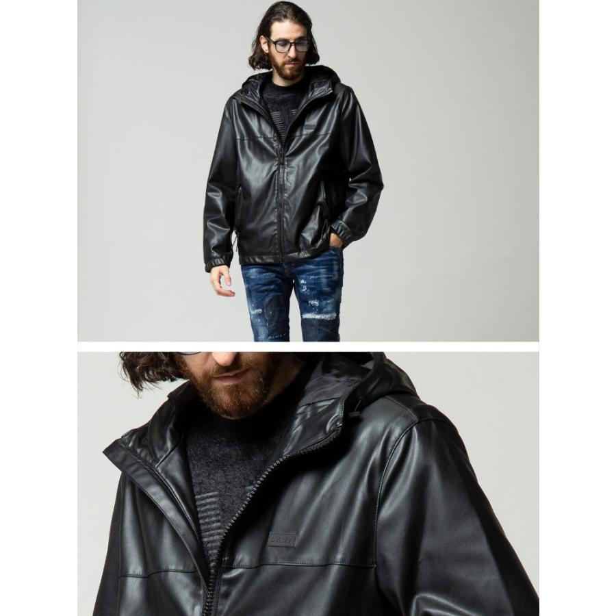 DKNY（ダナ・キャラン・ニューヨーク） ライダース パーカー フェイク