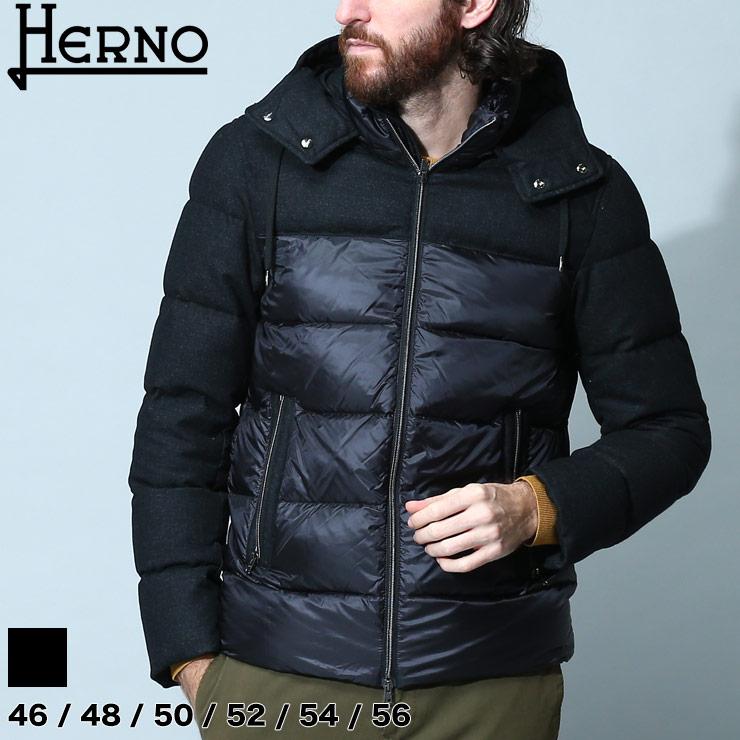 HERNO（ヘルノ） ダウン メンズ ダウンジャケット クロ 黒 ブランド