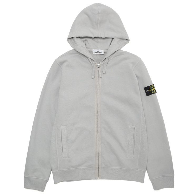 STONE ISLAND（ストーン アイランド） 裏起毛 ロゴパッチ フルジップ