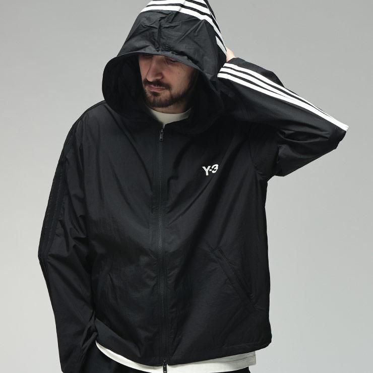 Y-3 ワイスリー メンズ アウター ロゴ スリーストライプ ナイロン