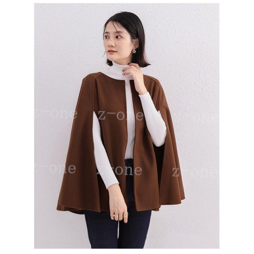 コート レディース 春冬 アウター ケープ ケープコート ポンチョ