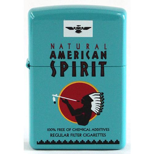 ZIPPO（ジッポー） 「ナチュラルアメリカンスピリット」 A.ブルー色