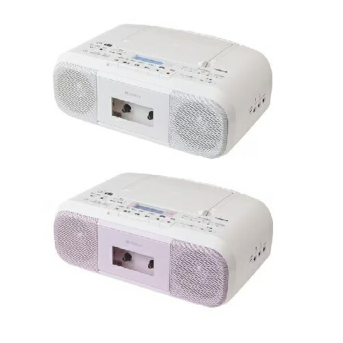 TOSHIBA CDラジオカセットレコーダー TY-CDS9（W） ホワイト CD